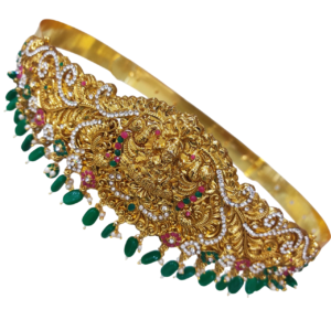 Kamarbaand with Green Beads