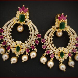 Royal Emerald Chandbali