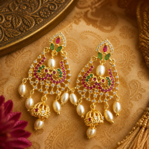 Floral Cascade Heritage Earrings