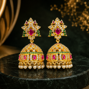 Zehra Bloom Jhumkas