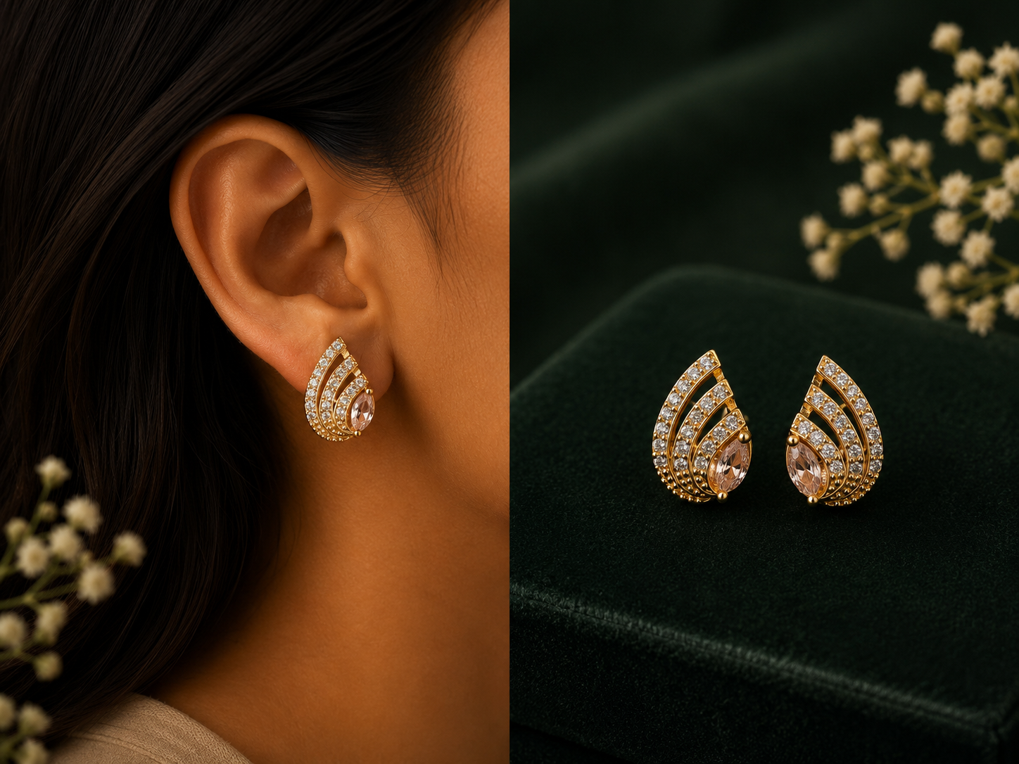 Stone Earrings