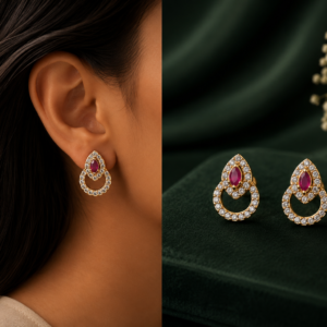 Ruby Radiance Duo Studs