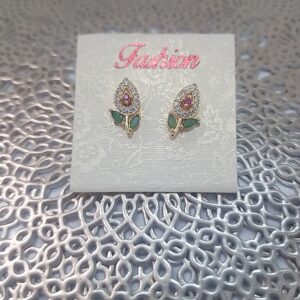 Emerald Blossom Studs