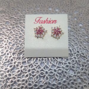 Crimson Spark Studs