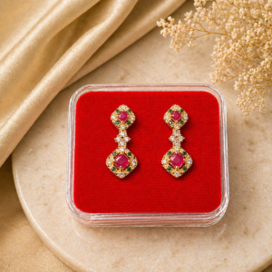 Royal Mosaic Stud Earrings