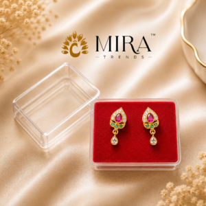 Regal Lotus Drop Earrings