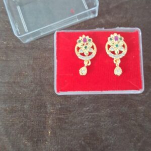 Floral Glow Drop Earrings