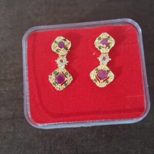 Royal Mosaic Stud Earrings