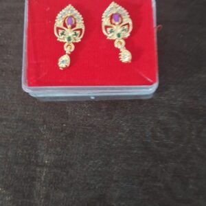 Regal Lotus Drop Earrings
