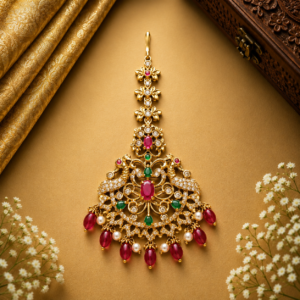 Peacock Charm Maang Tikka