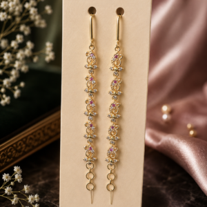 Floral Filigree Ear Chain