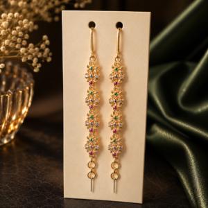 Vaanya Floral Cascade Ear Chain