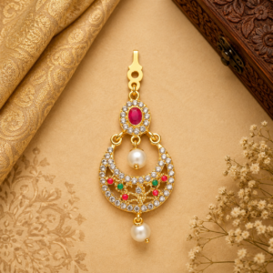 Roselle Charm Maang Tikka