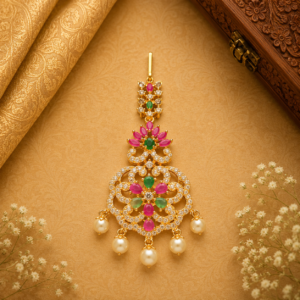 Floral Radiance Maang Tikka
