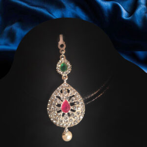 Crystal Teardrop Maang Tikka