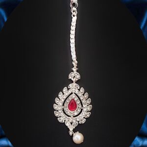 Ruby Eye Maang Tikka