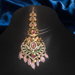 Temple Rose Drop Maang Tikka