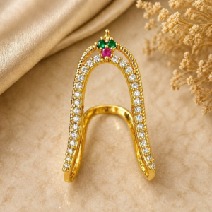 Elegant Arch Crystal Fashion Ring