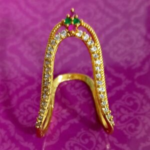 Elegant Arch Crystal Fashion Ring