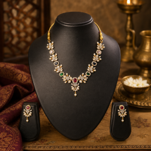 Traditional Stone Necklace Set