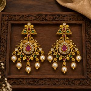 Heritage Pearl Drop Statement Earrings